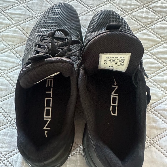 Nike Metcon Sneakers Black Like new size 9.5W - Picture 5 of 7